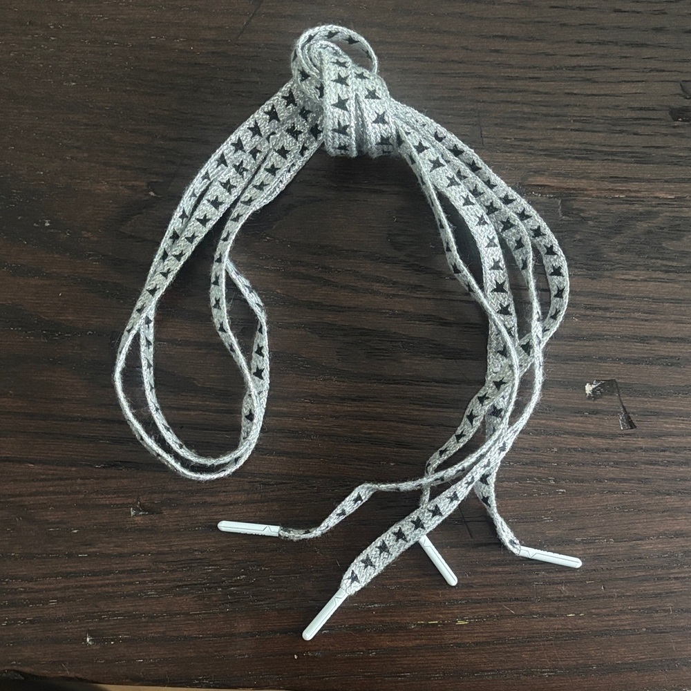 Golden Goose Silver Star Laces